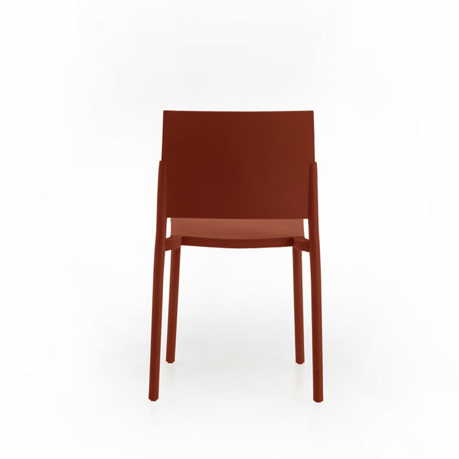 Set di sedie impilabili da soggiorno "Sabrina" in polipropilene moderne cm 52,5x55 81h