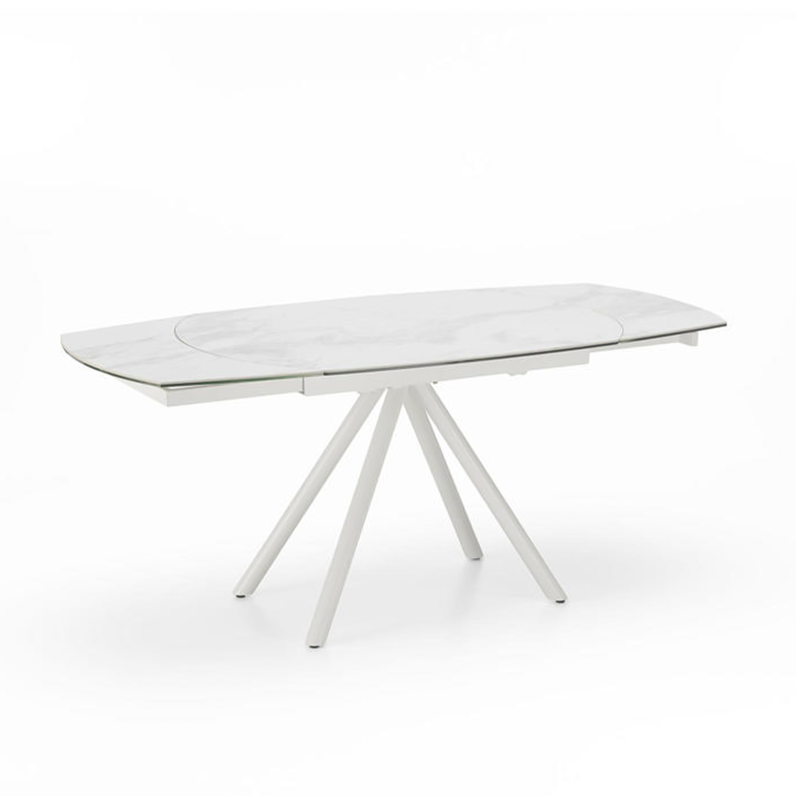 Table extensible "Kyoto Four" avec plateau en céramique 6 places 120/180x90 76h cm