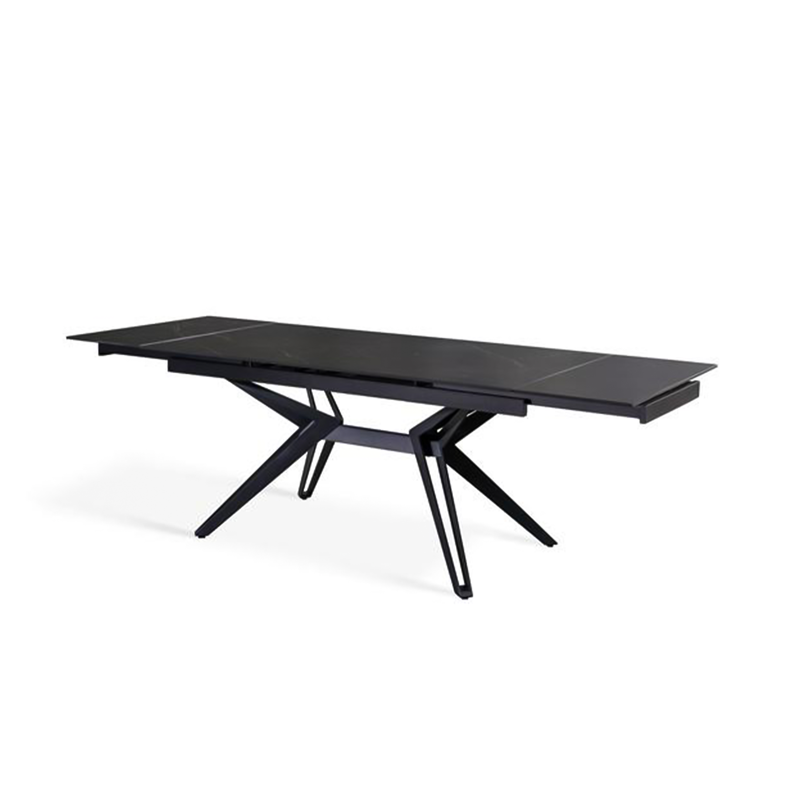 Table extensible Match 3 avec plateau en céramique 160/240x90 cm 76h