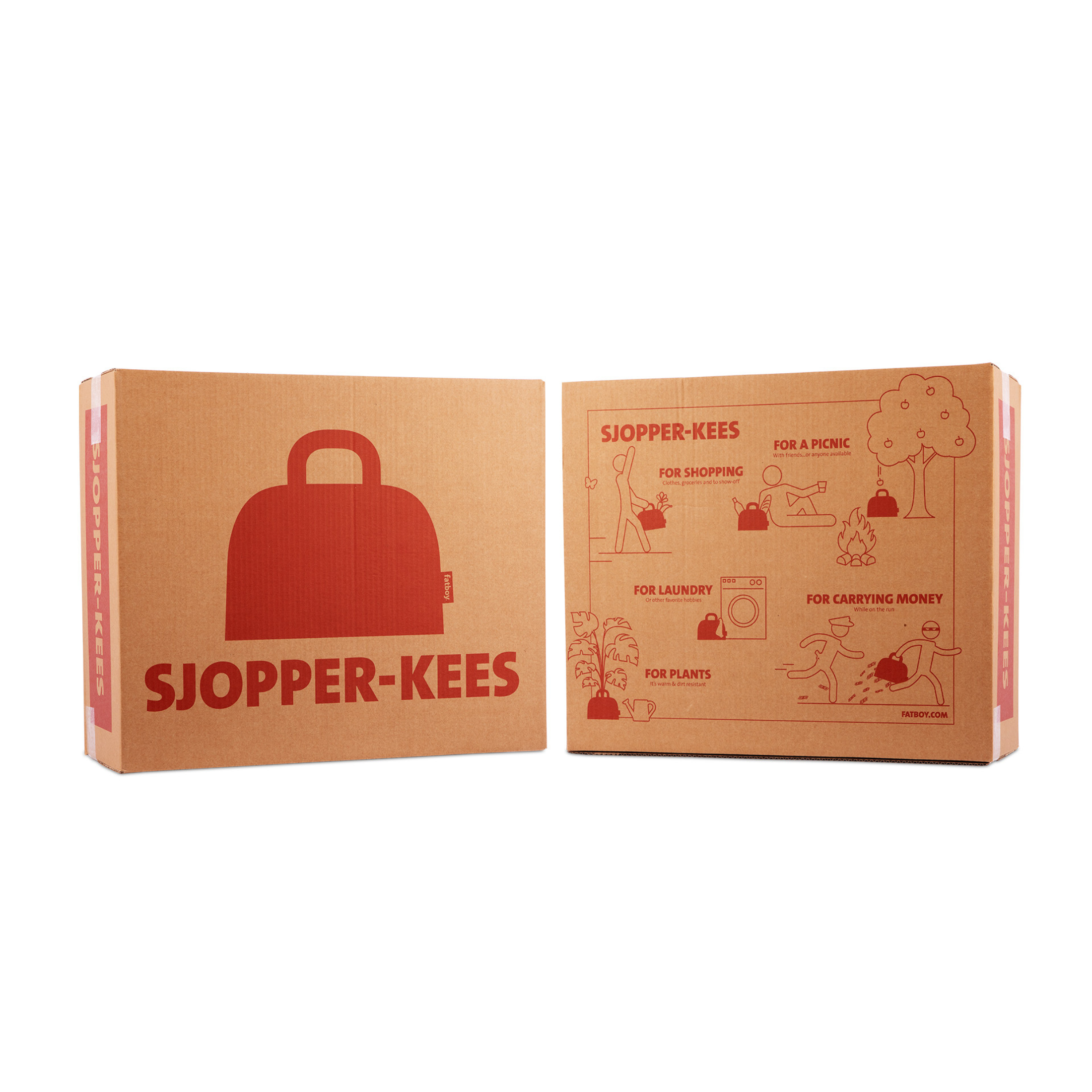 Bolso pequeño "Sjopper-Kees" de EVA rígida 47x17 cm 44h