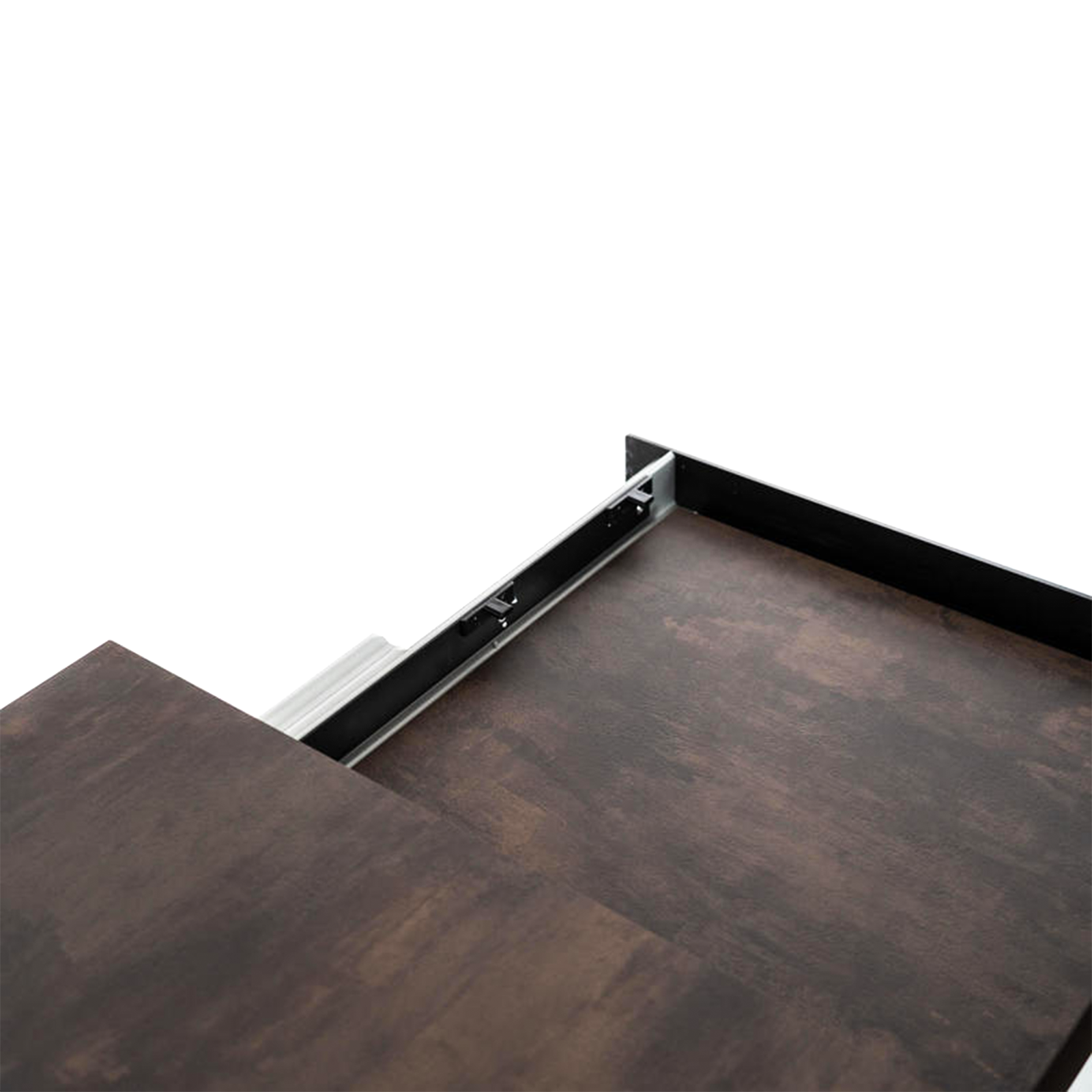 Tavolo allungabile "Barret" piano in HPL gambe in alluminio 10 posti cm 270x90 76h
