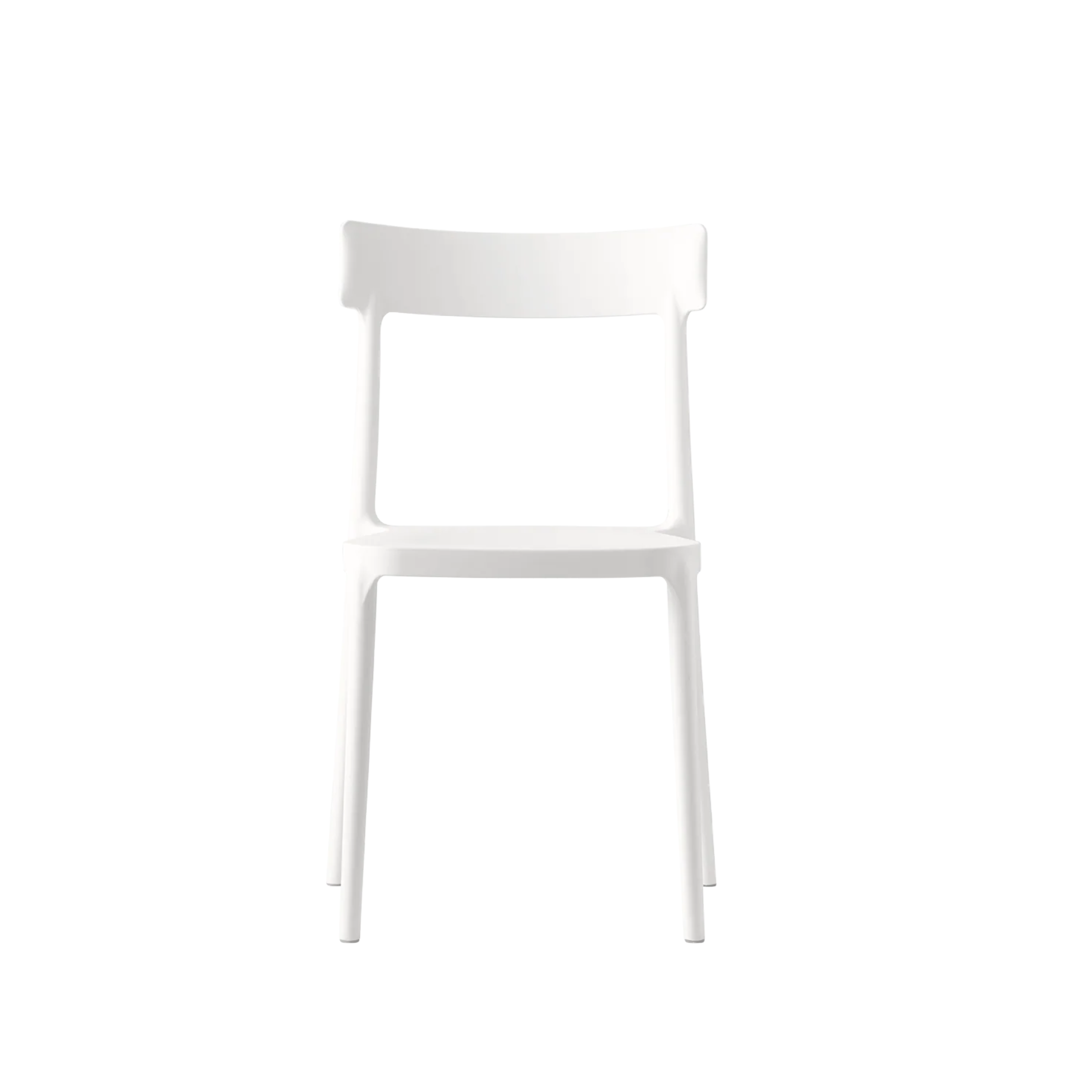 Silla apilable de polipropileno "Argo" moderna interior exterior 48x47 cm 82h