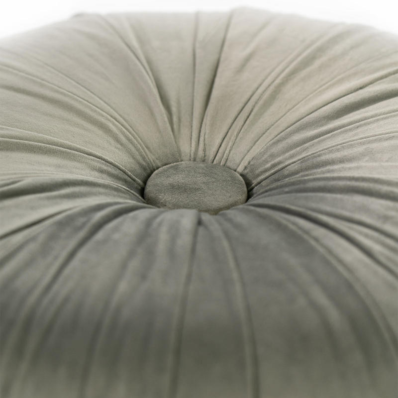 Pouf tabouret rond "Kaia" de salon en velours 36x36 cm 30h