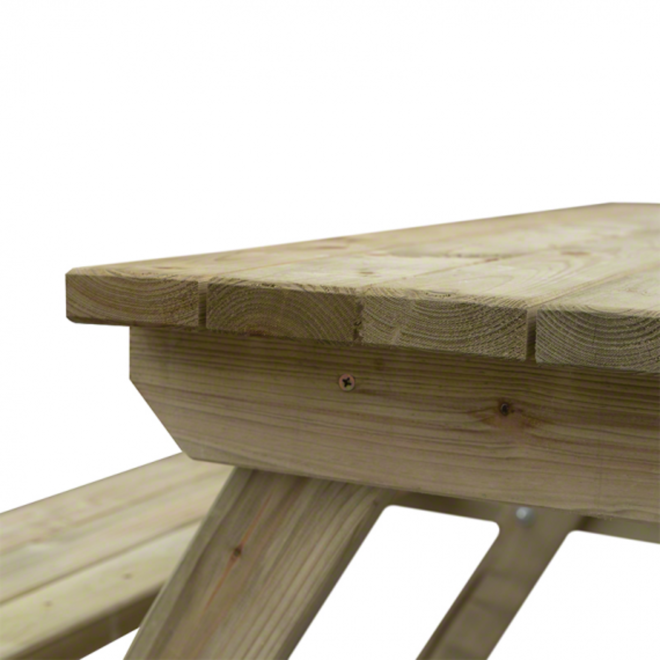 Tavolo da pic-nic fisso "Pic Nic" in legno di conifera con sedili cm 180x150 70h