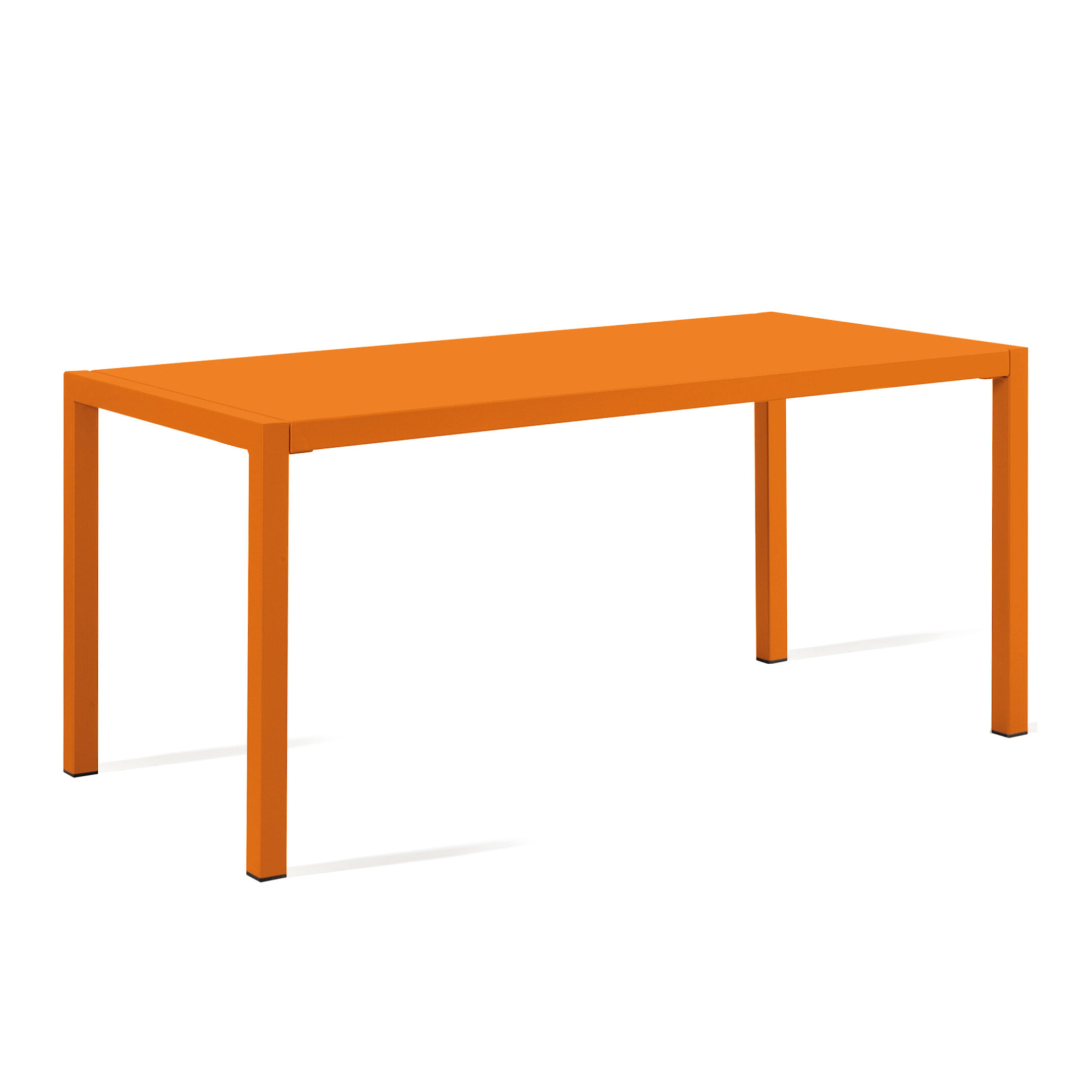 Table carrée fixe en métal "Quatris" pour bars et jardins, empilable h 75 cm