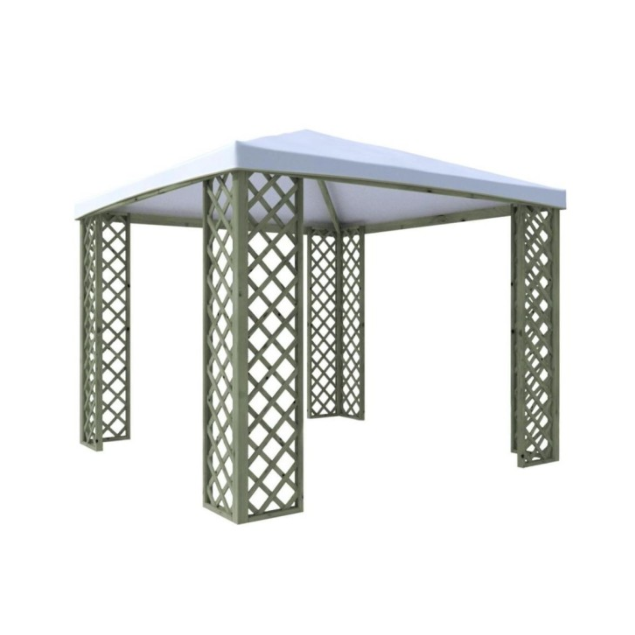 Telo in PVC per gazebo bordo dritto