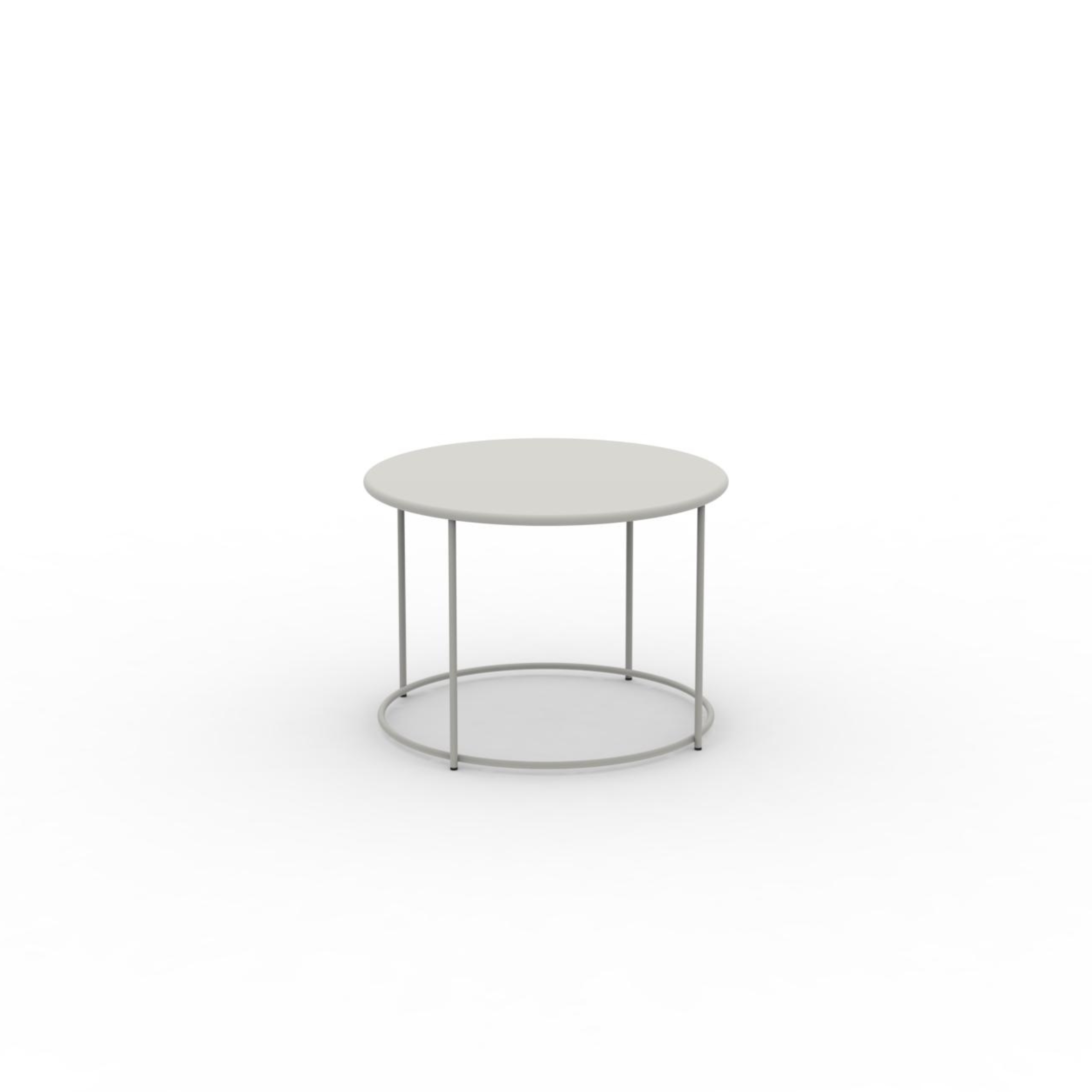 Mesa redonda de metal "Daisy" mesa de centro para jardín h 45 cm