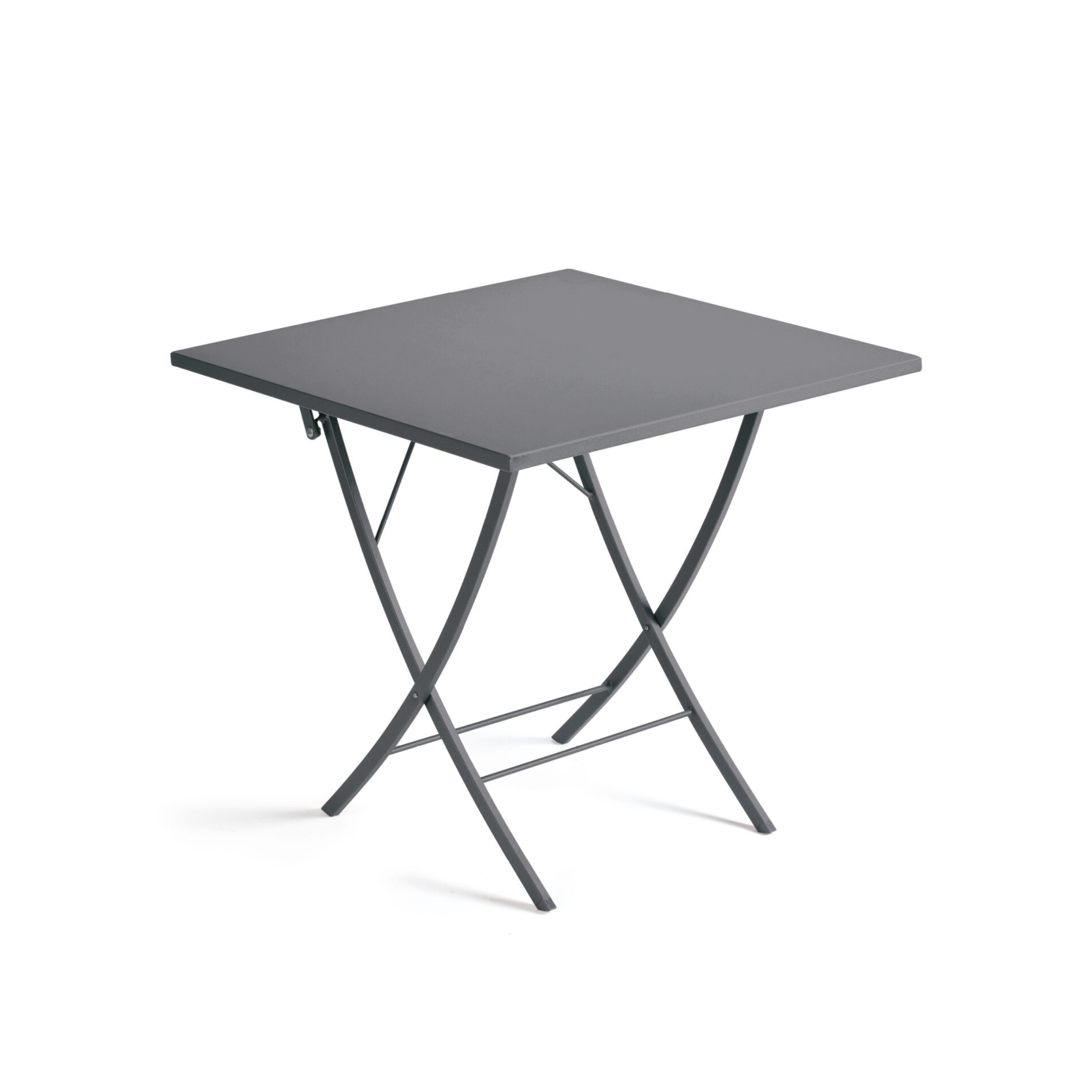 Table pliante en métal galvanisé "Vegas" pour jardin h 75 cm