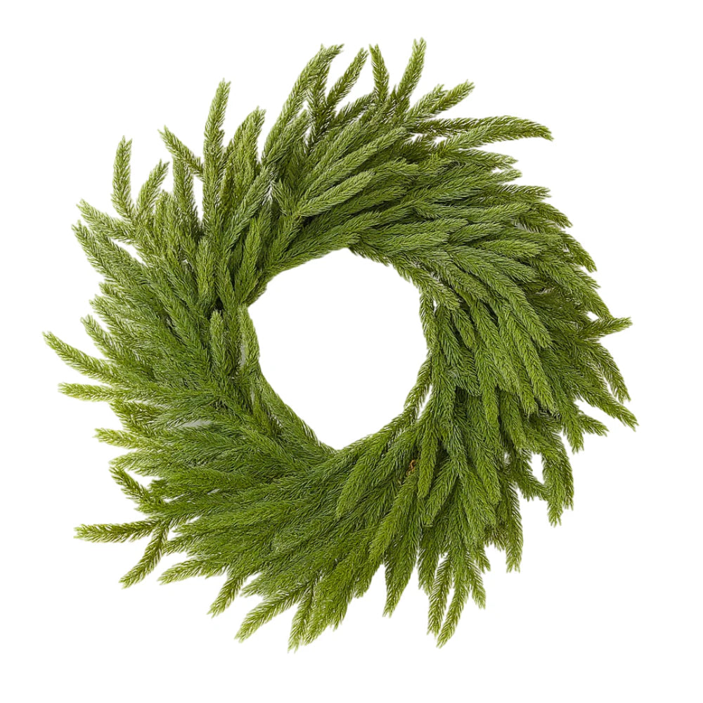 Ghirlanda natalizia Norfolk pine "Liam" in PE effetto Real Touch da Ø 60 cm