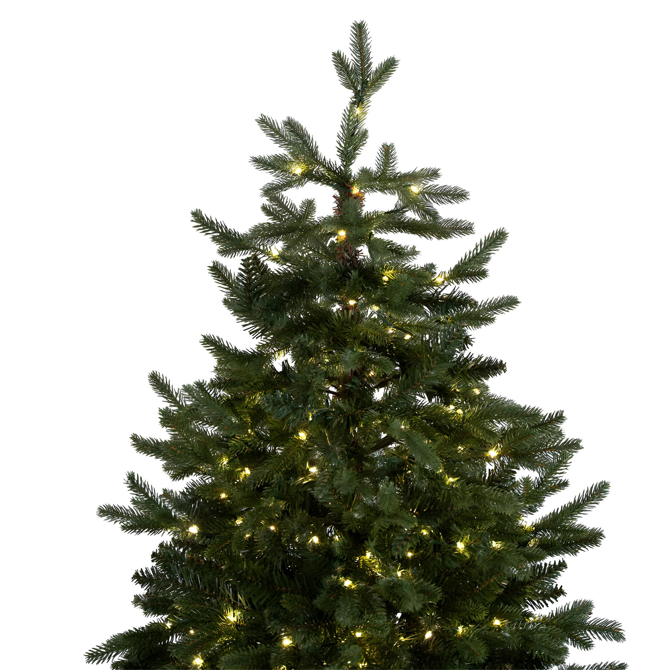 Albero di Natale "Magia" con Led 70% PE Effetto Real Touch + PVC altissima qualità cm 180h