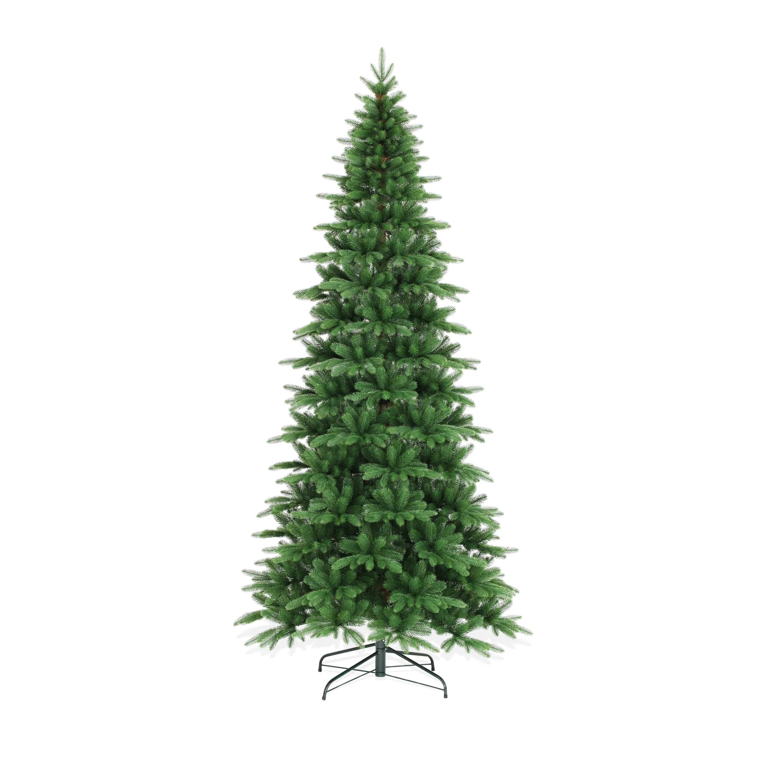 Sapin de Noël fin "Deo" 100% PE effet toucher réel de la plus haute qualité cm 210h