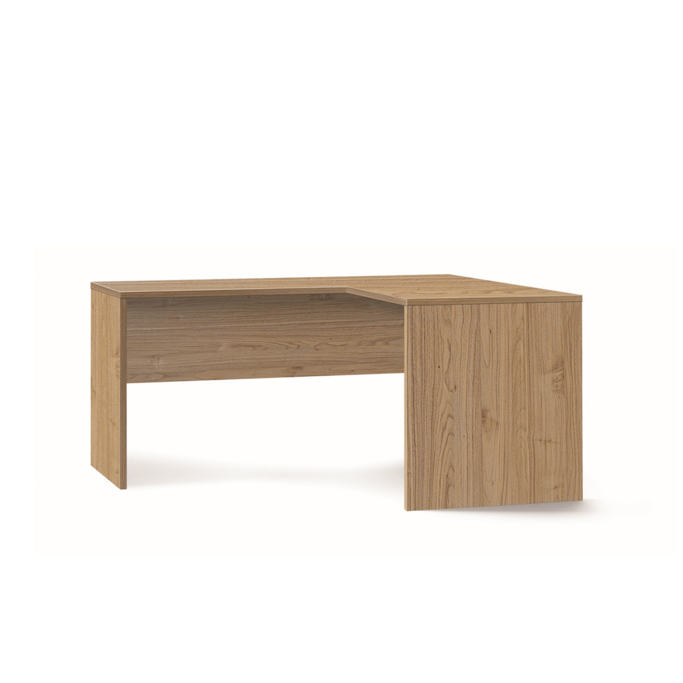 Amplio escritorio esquinero moderno "Sofia" de madera 180x169 cm 76h