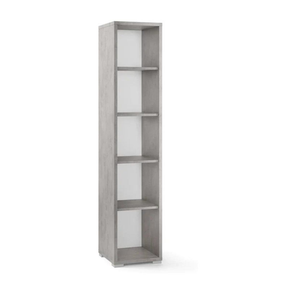 Mobile libreria a colonna Slim in legno ripiani regolabili cm 39x41 182h