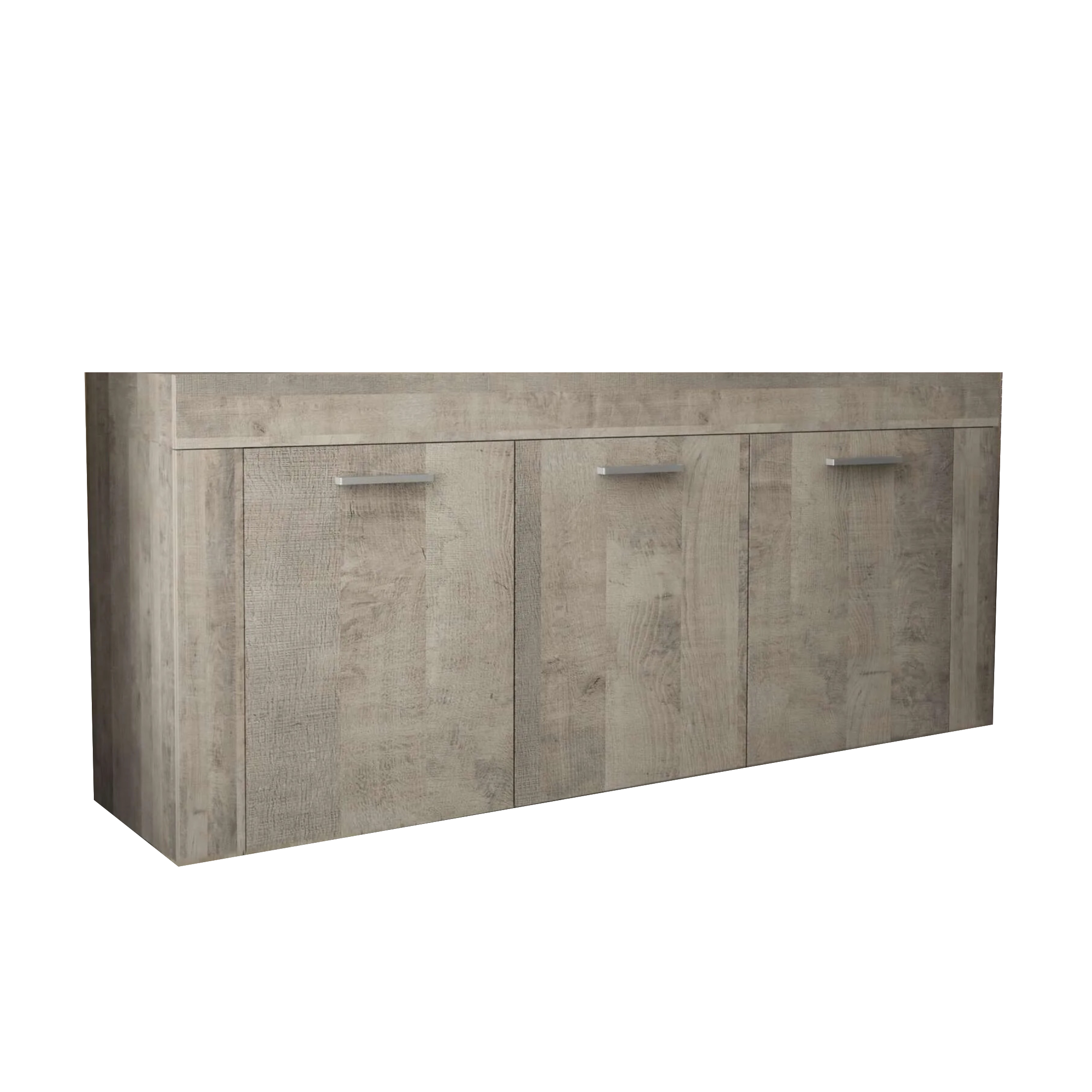 Madia credenza a buffet "K083" mobile in legno a 3 ante da soggiorno cm 150x41 82h