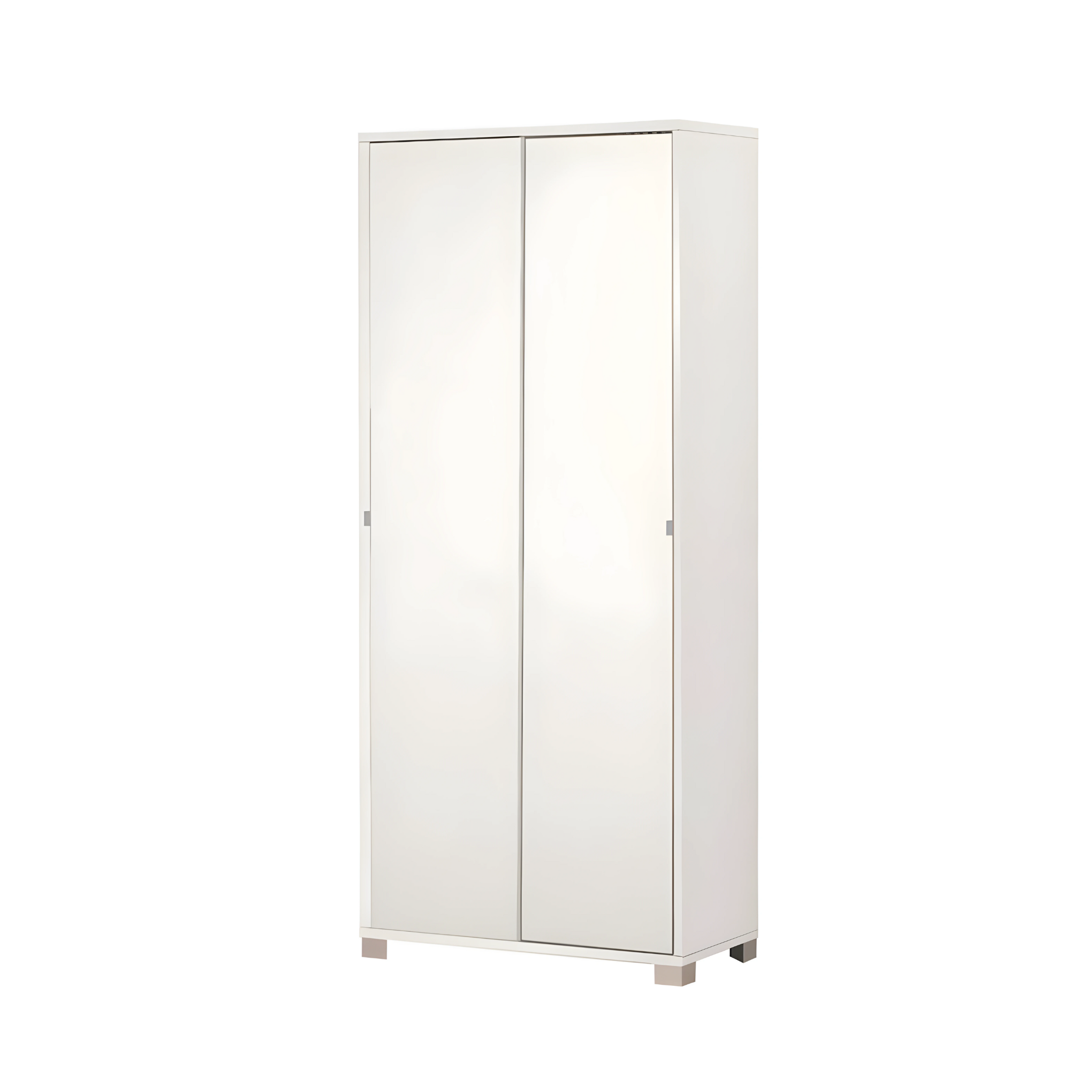 Armoire armoire en bois "Slide" 2 portes coulissantes 82x41 cm 190h