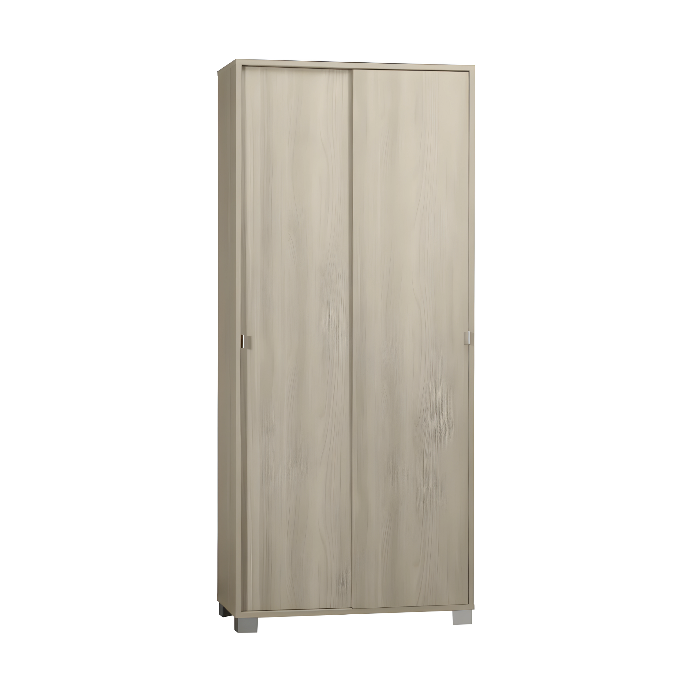 Armoire armoire en bois "Slide" 2 portes coulissantes 82x41 cm 190h