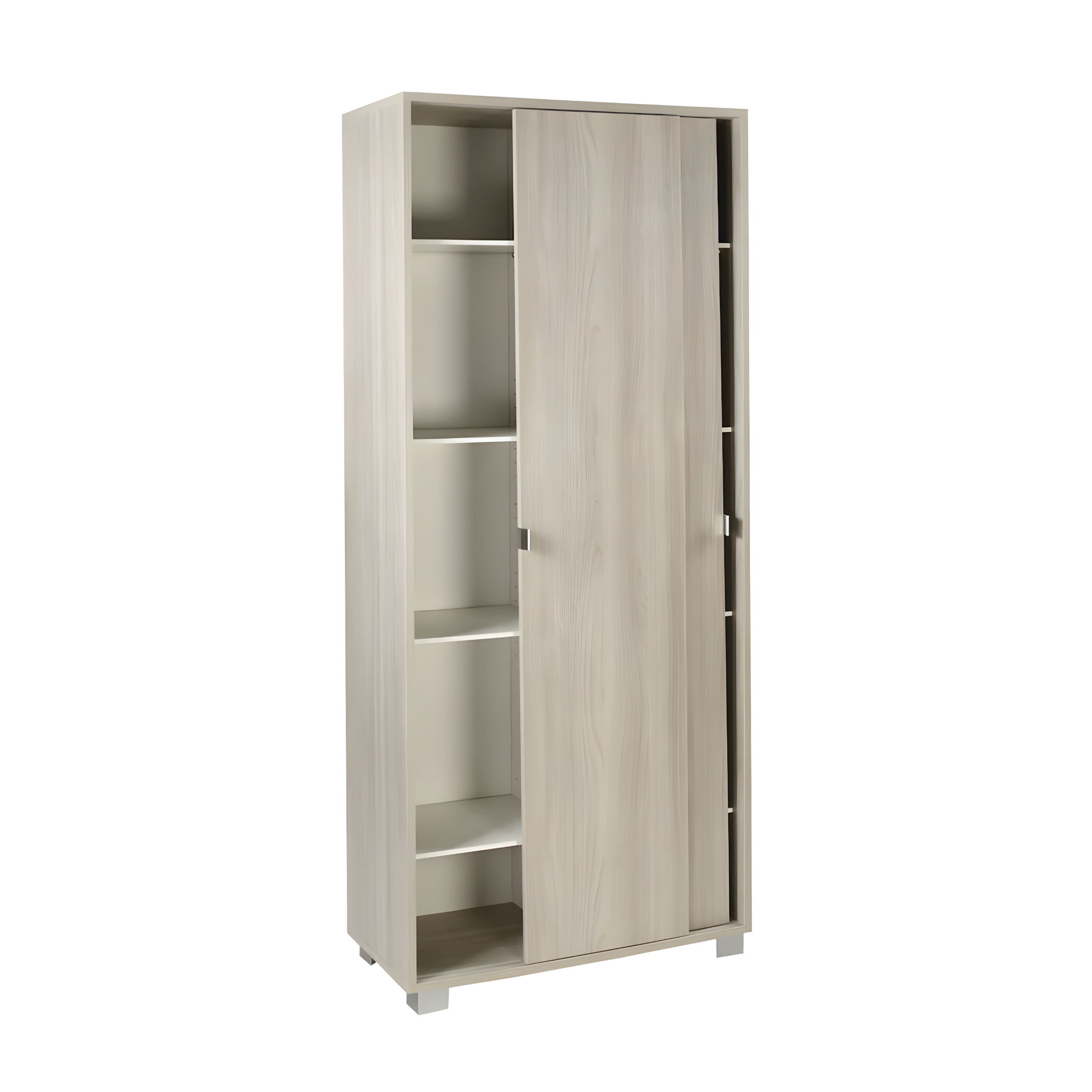 Armoire armoire en bois "Slide" 2 portes coulissantes 82x41 cm 190h