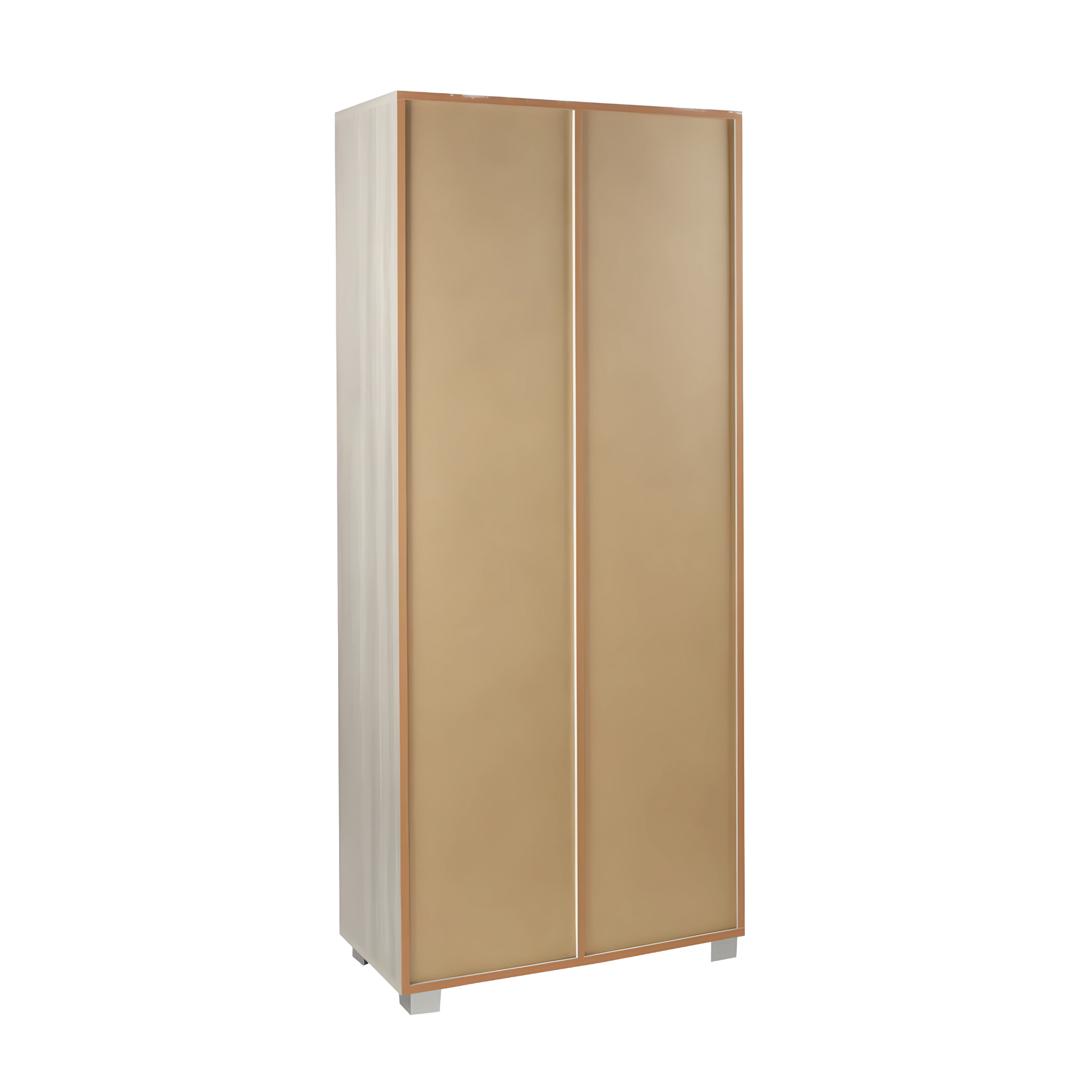 Armoire armoire en bois "Slide" 2 portes coulissantes 82x41 cm 190h