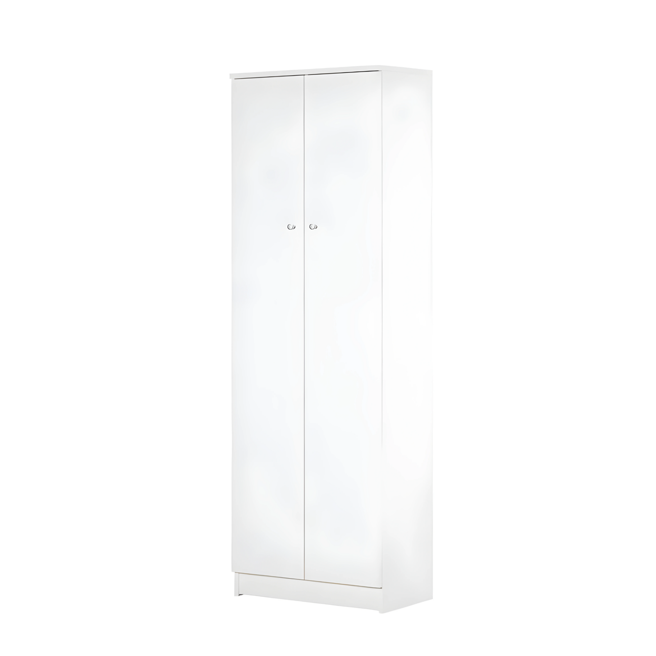 Mueble de entrada moderno con 2 puertas de madera "Gioia" 62x34 cm 183h