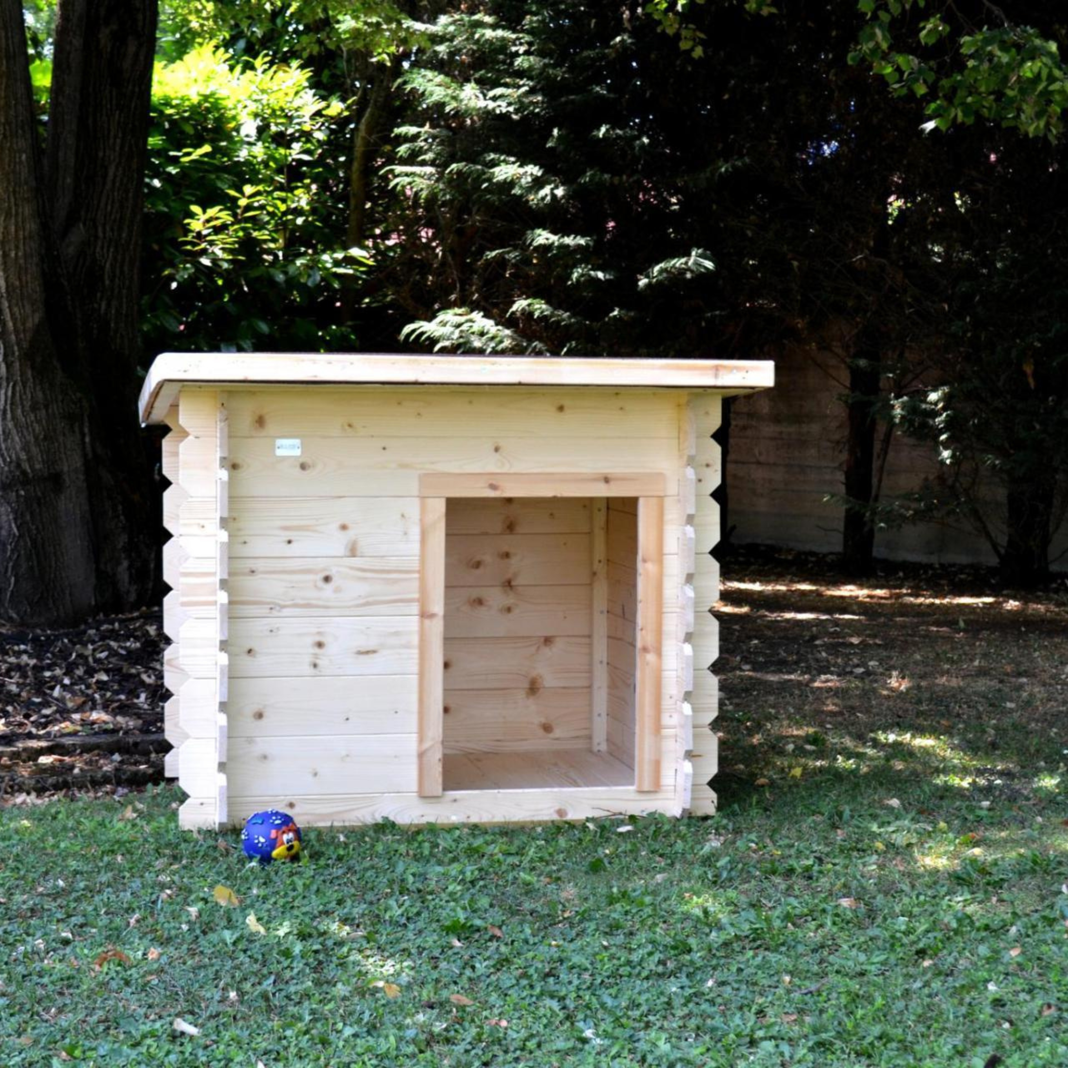 Caseta para perros de exterior de madera Lilly 98x77 cm 84h