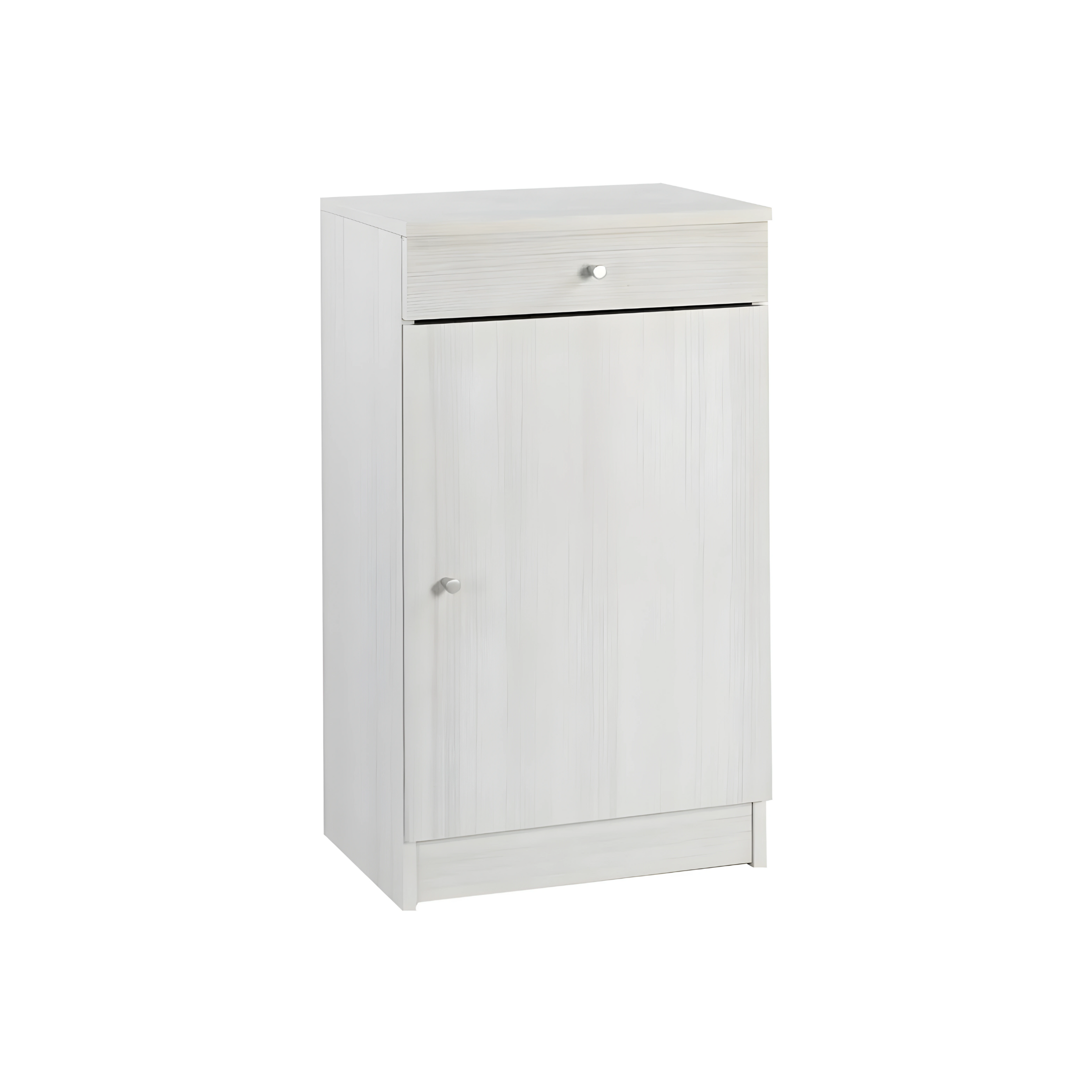 Mueble de entrada moderno con 1 puerta 1 cajón en madera "Eli" 46x34 cm 80h