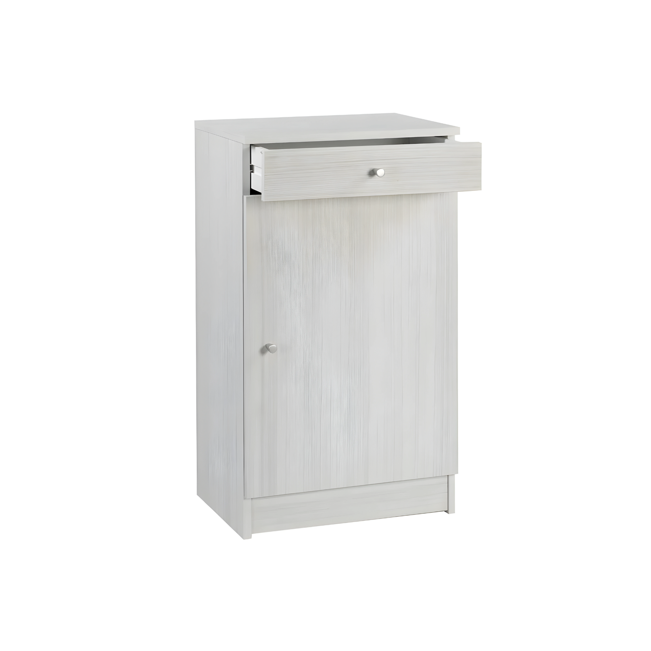 Mueble de entrada moderno con 1 puerta 1 cajón en madera "Eli" 46x34 cm 80h