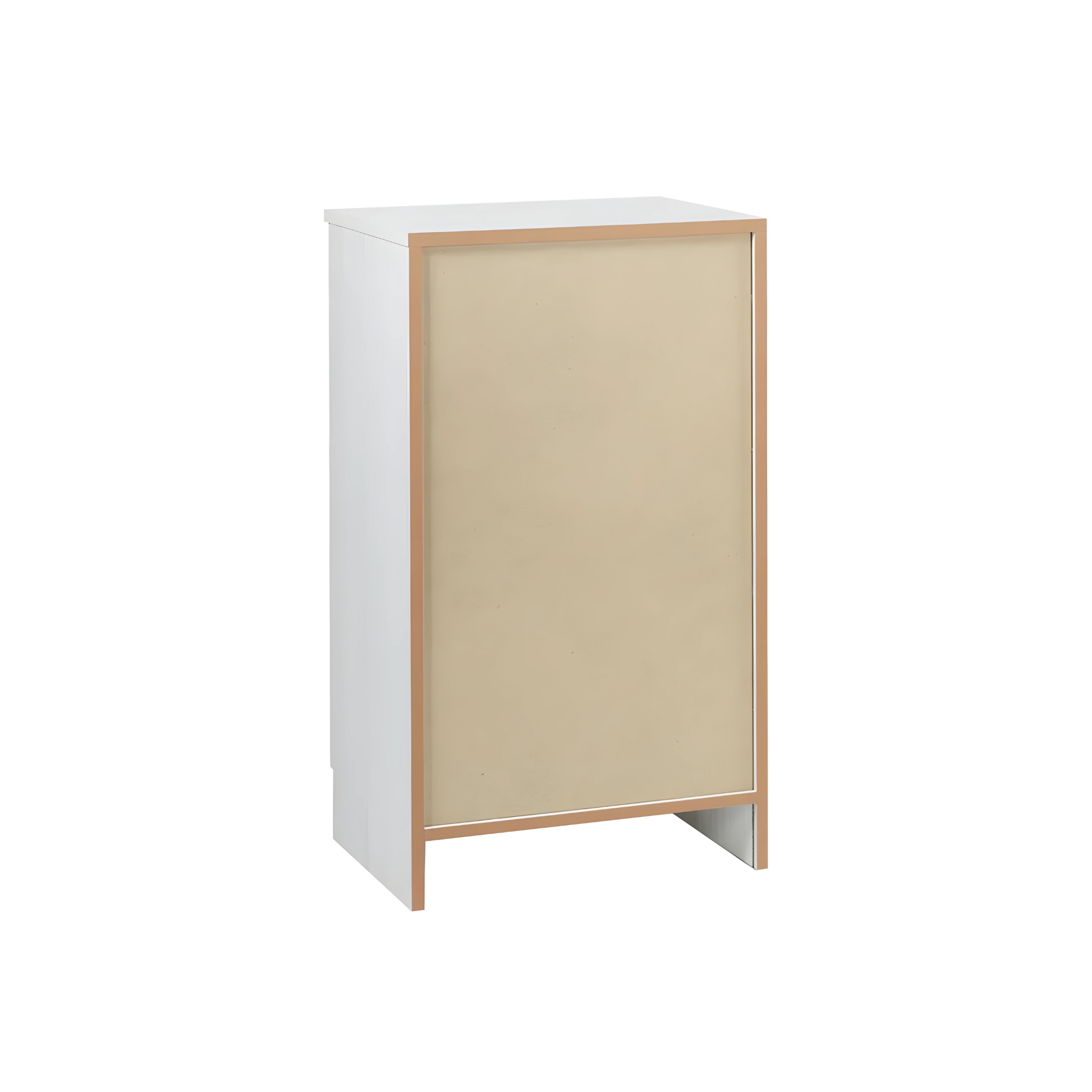 Mueble de entrada moderno con 1 puerta 1 cajón en madera "Eli" 46x34 cm 80h