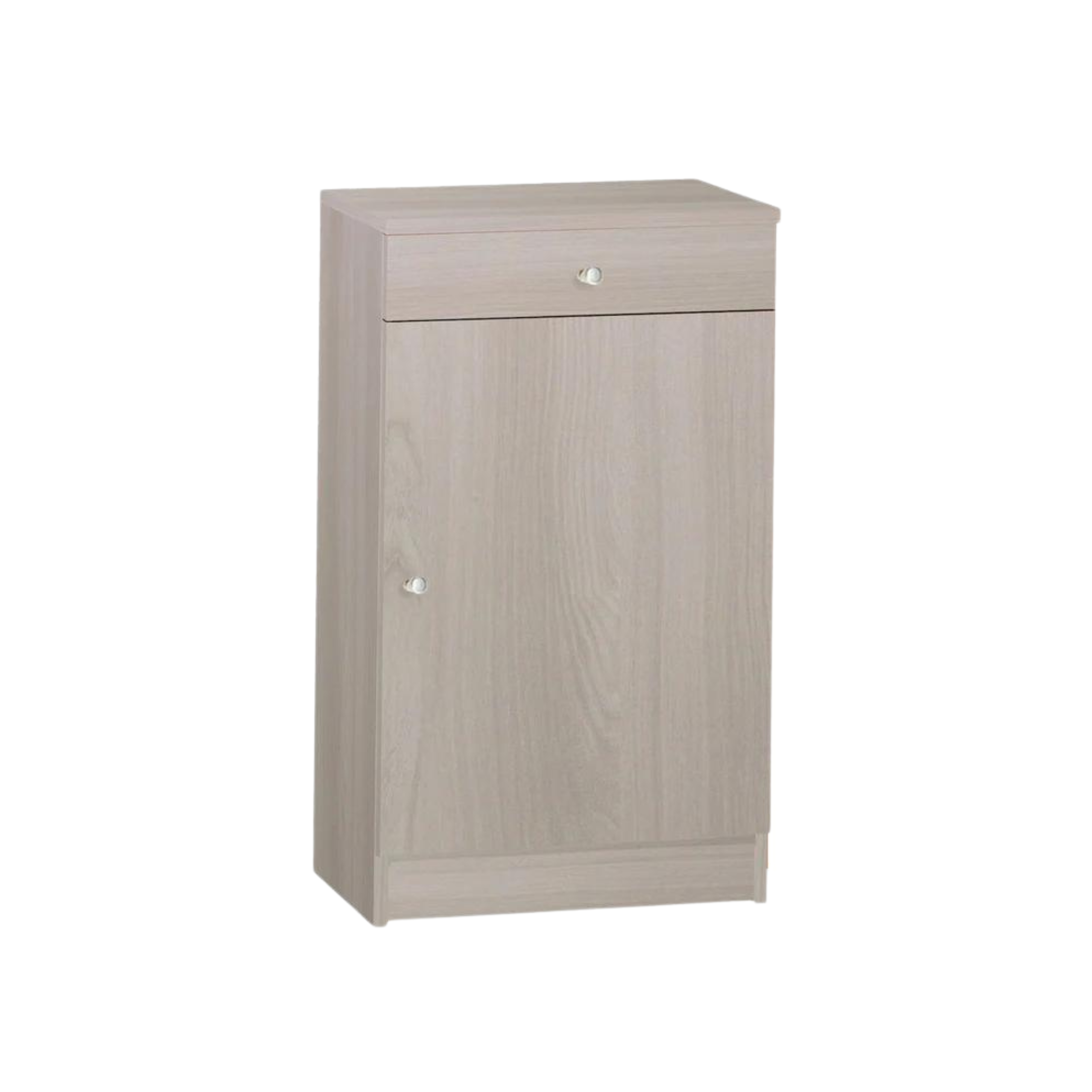 Mueble de entrada moderno con 1 puerta 1 cajón en madera "Eli" 46x34 cm 80h