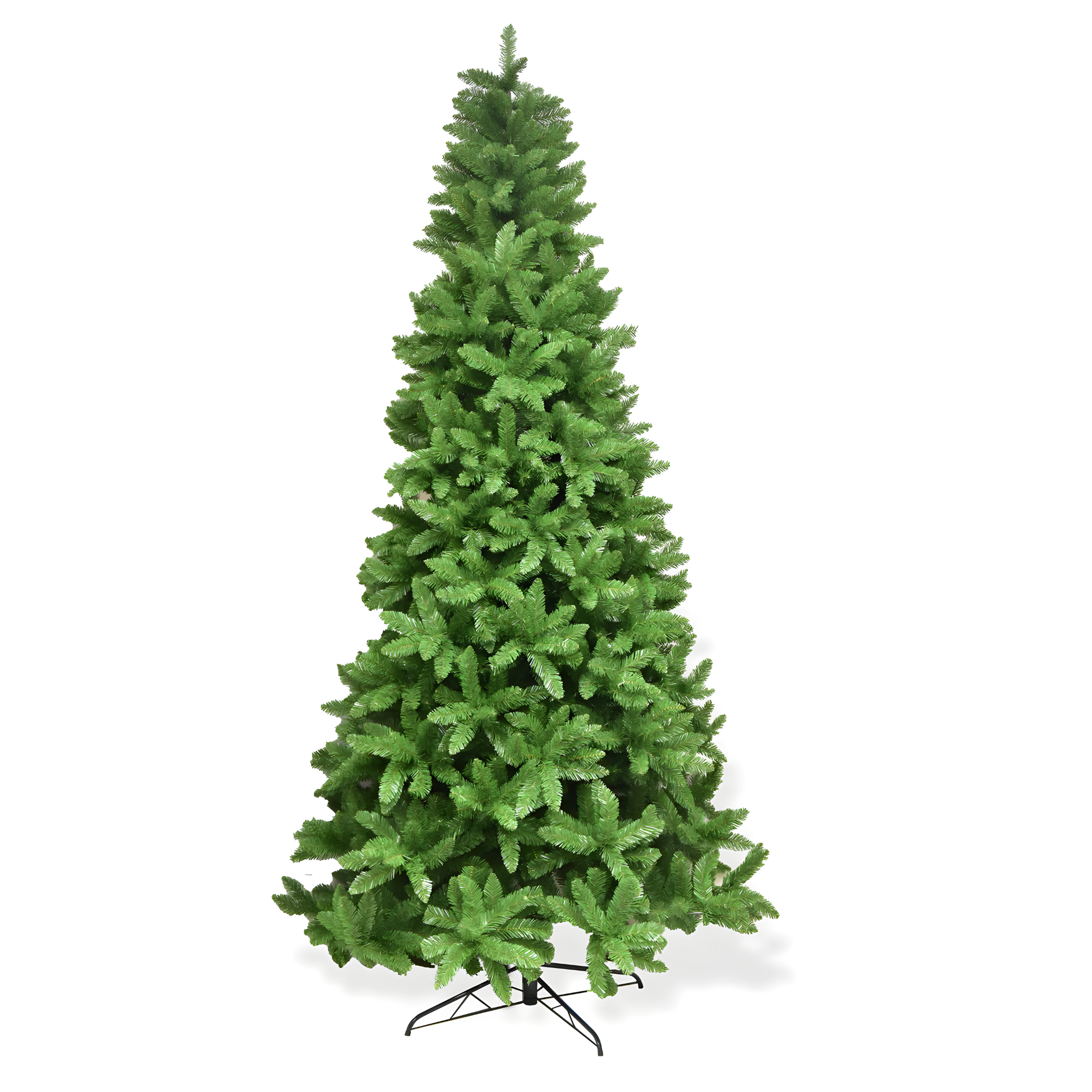 Albero di Natale Slim "Zefiro" in PVC di altissima qualità effetto realistico