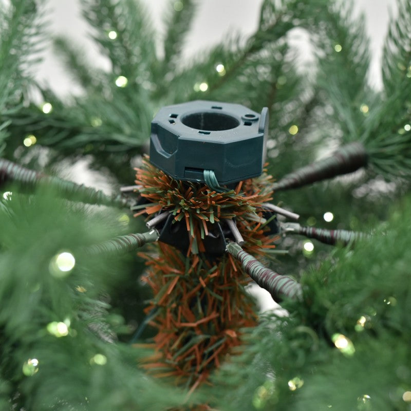 Árbol de Navidad "Corona" con Micro LED incorporados 100% PE Efecto Real Touch h 240 cm