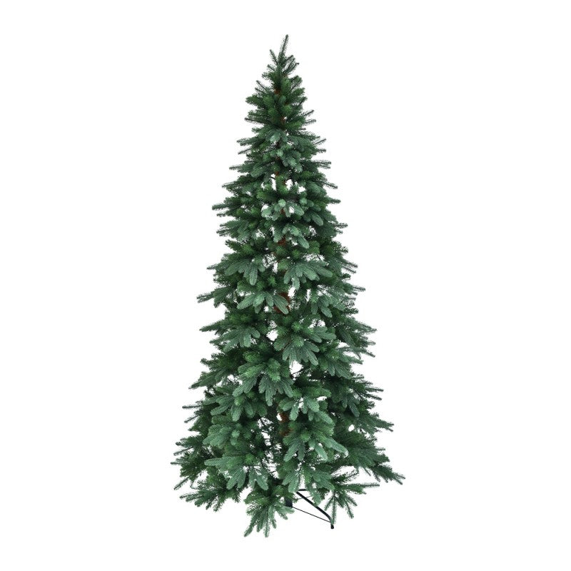Árbol de Navidad delgado "Deo" 100% PE efecto tacto real de la más alta calidad cm 210h