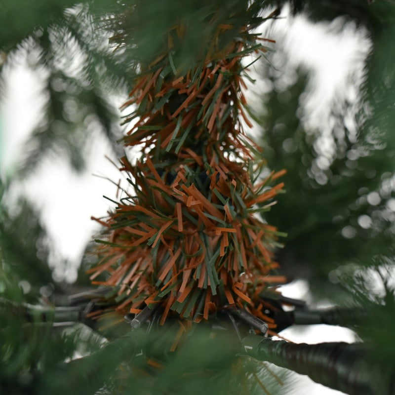 Árbol de Navidad delgado "Deo" 100% PE efecto tacto real de la más alta calidad cm 210h