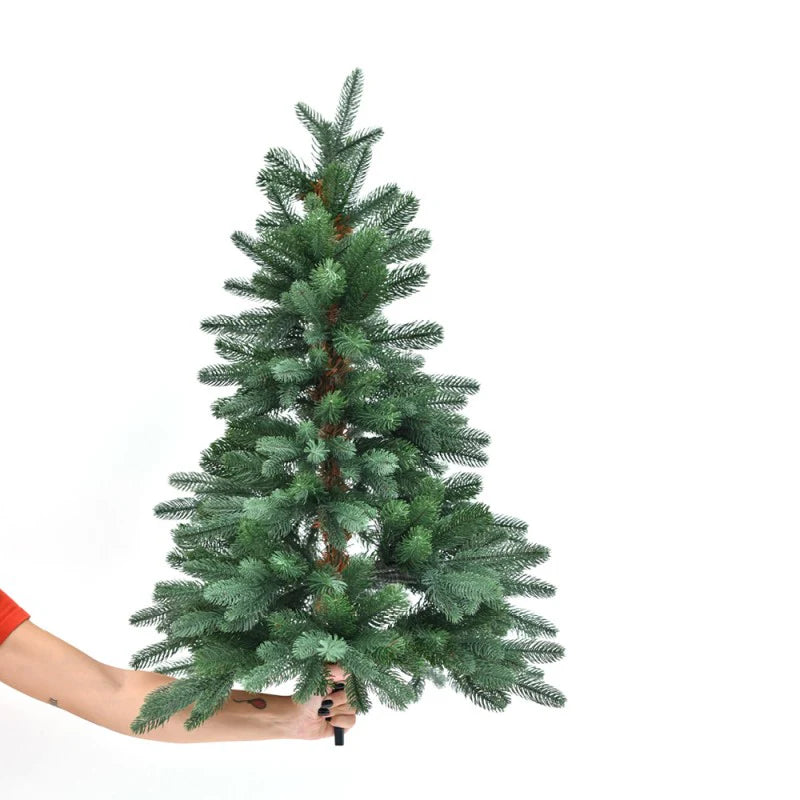 Albero di Natale slim "Deo" 100 % PE effetto real touch di altissima qualità cm 180h