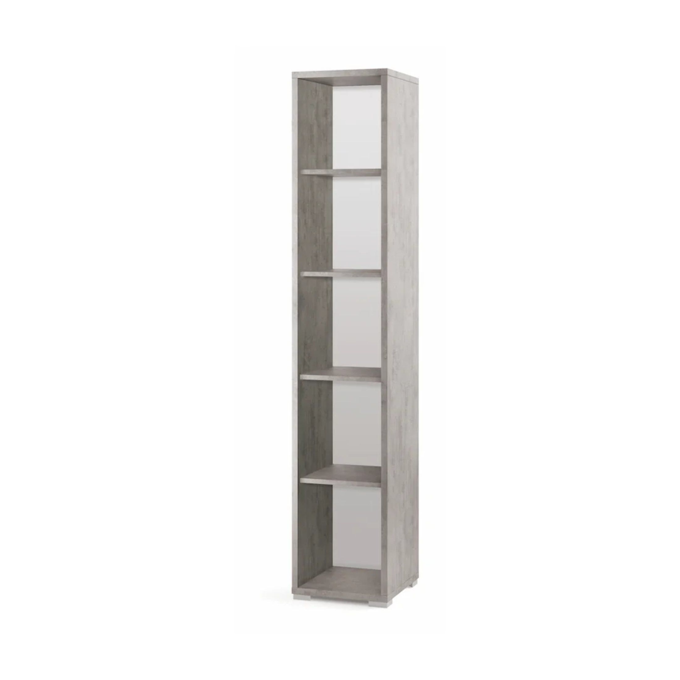 Librería columna de madera con pies 5 estantes "Euforia" 41x39 cm 199h