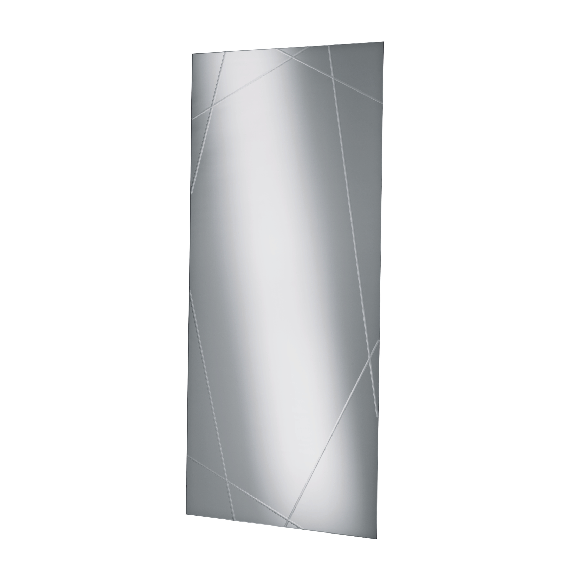 Specchio da parete "Ego" moderno con incisioni laser  cm 70x160h
