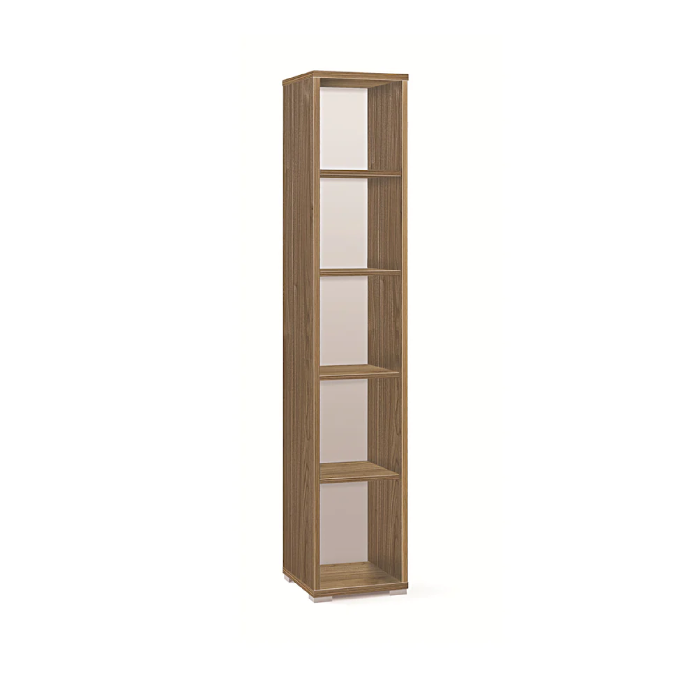 Librería columna de madera con pies 5 estantes "Euforia" 41x39 cm 199h
