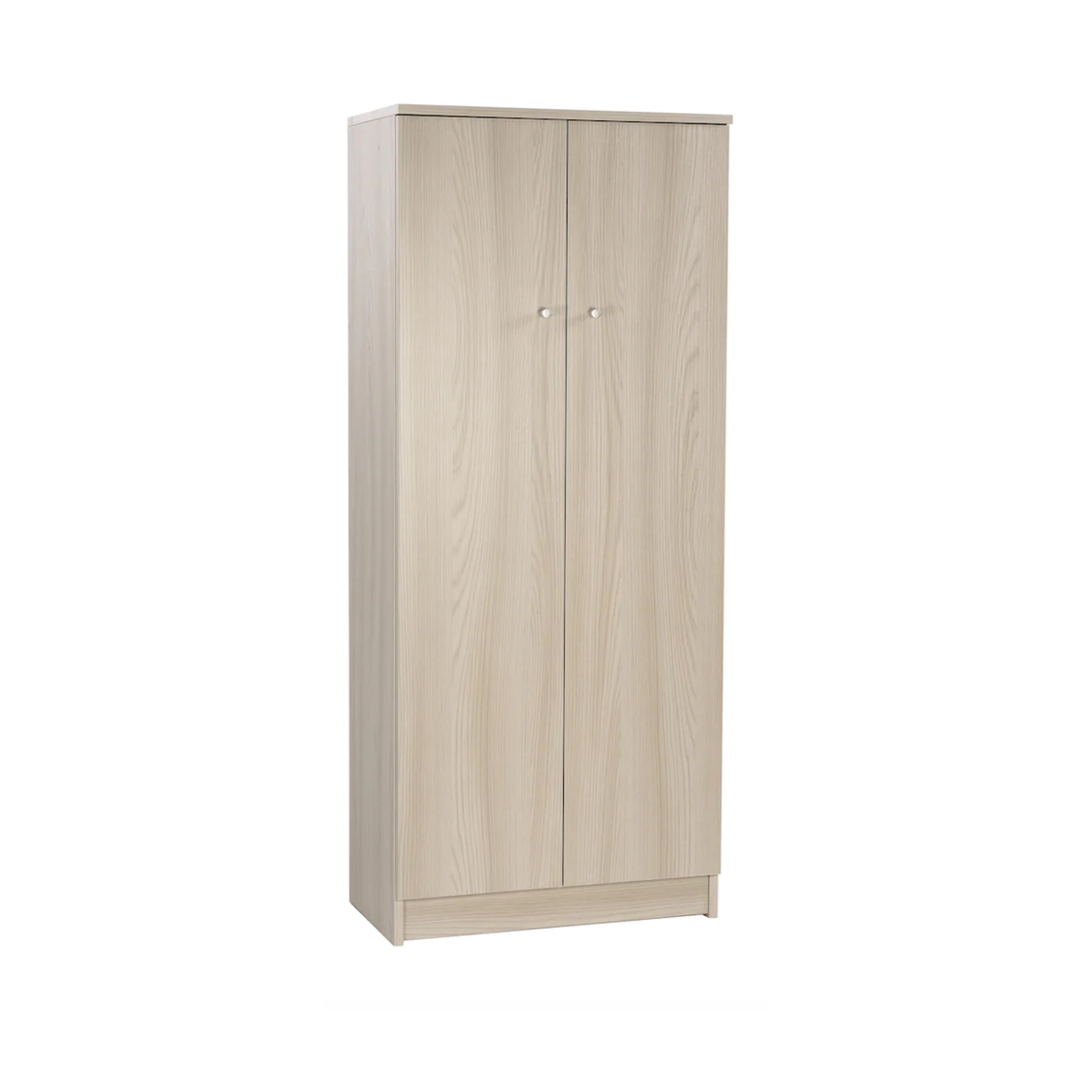 Armoire armoire en bois 2 portes 3 étagères réglables "Matilde" 62x34 cm 147h