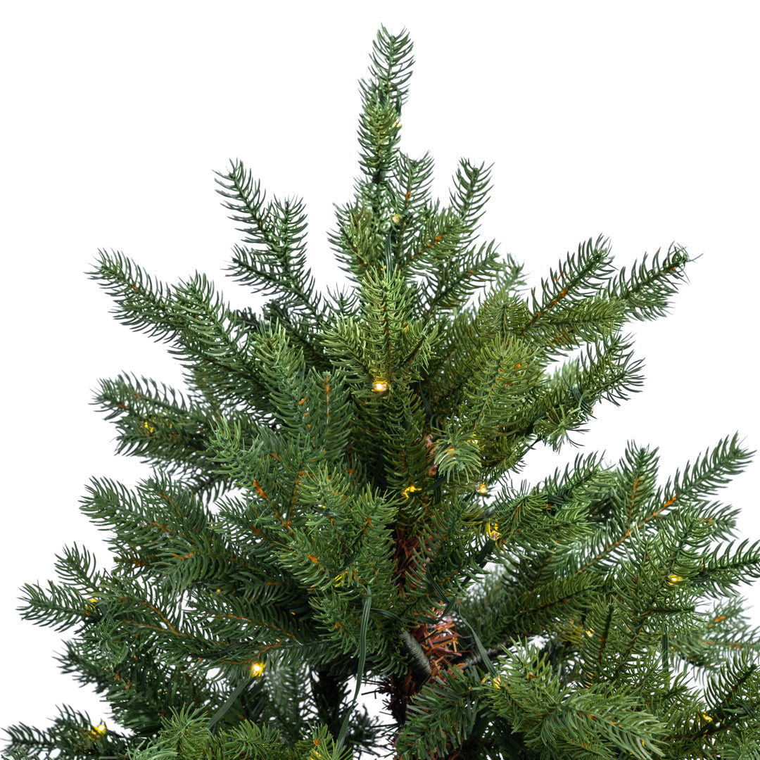 Árbol de Navidad con microled "Estocolmo" 70% PE efecto tacto real