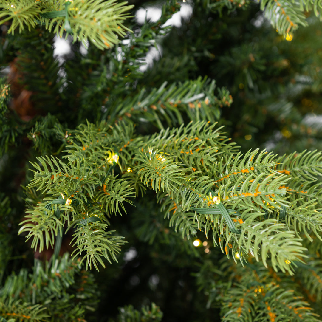 Árbol de Navidad con microled "Estocolmo" 70% PE efecto tacto real