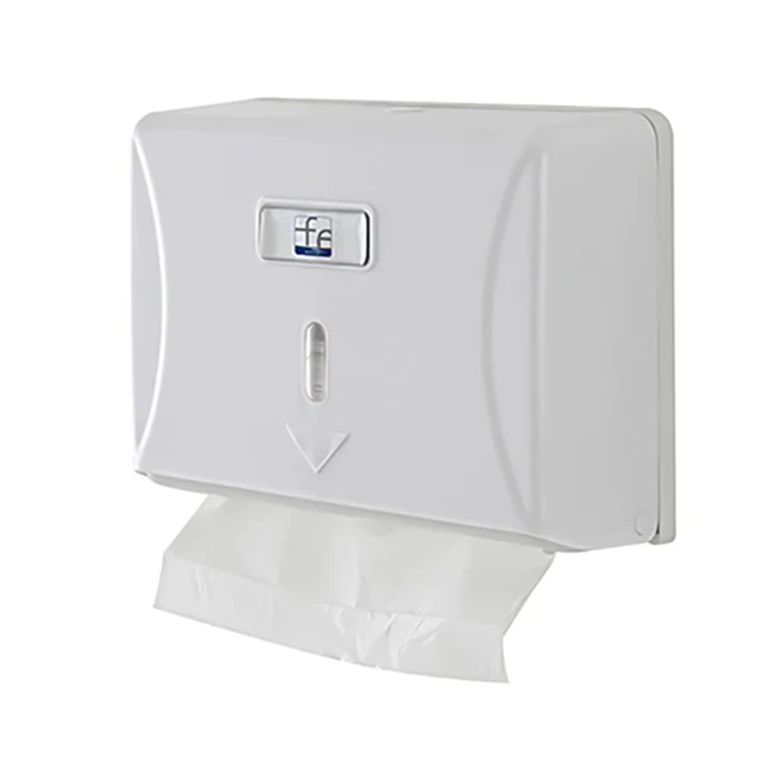 Dispenser distributore di carta assorbente asciugamani cm 27,5x10 20,5h