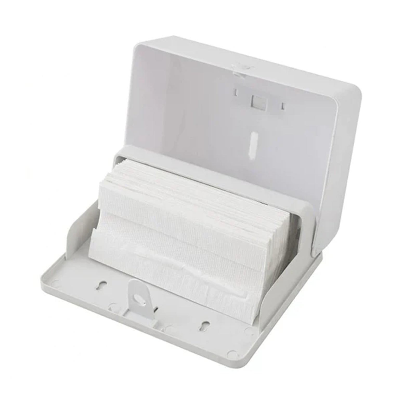 Dispenser distributore di carta assorbente asciugamani cm 27,5x10 20,5h