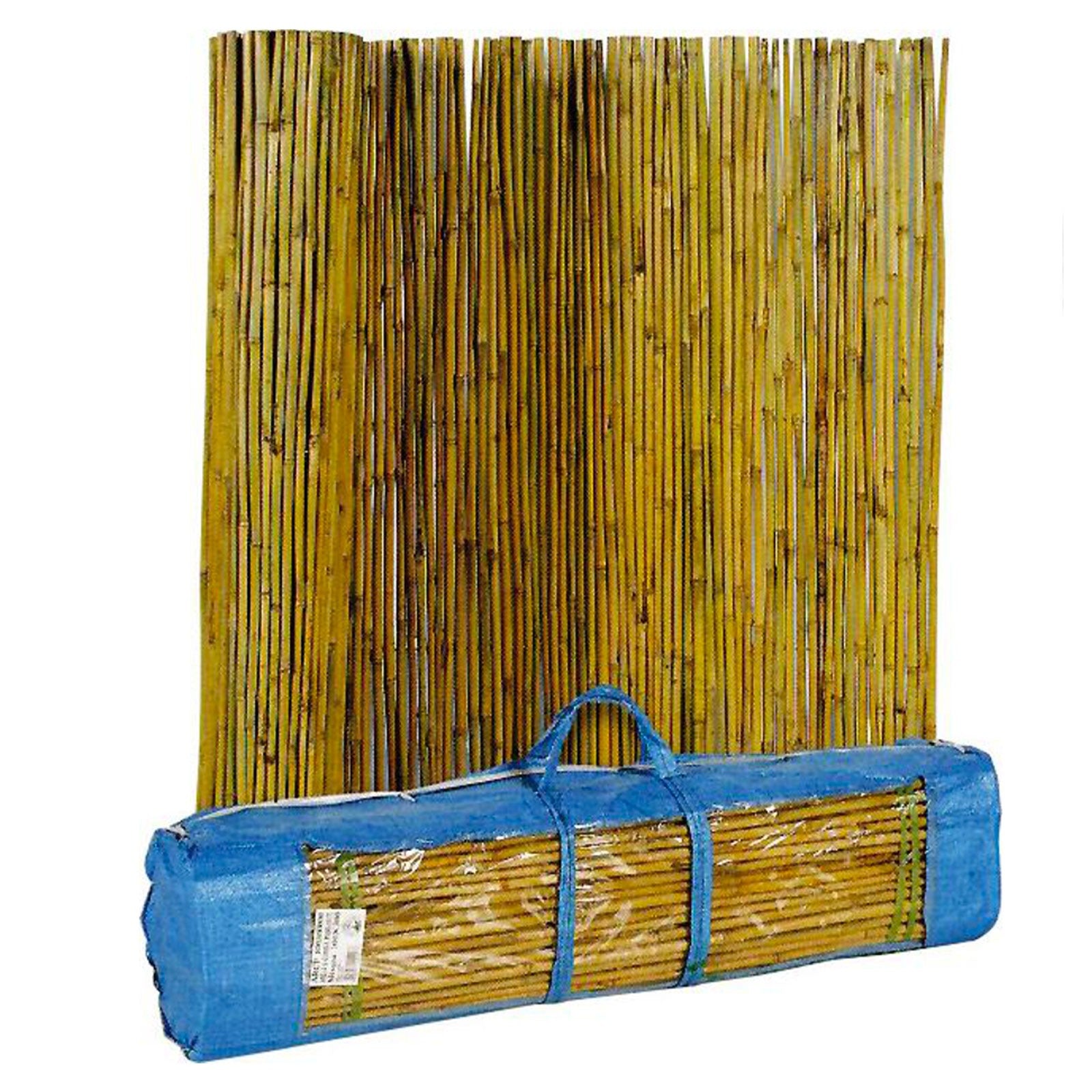Arella in bambu per giardino con filo metallico pasante e valigetta in PVC